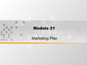 Module 21 Marketing Plan
