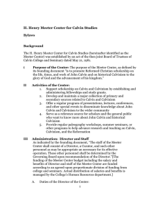 H. Henry Meeter Center for Calvin Studies