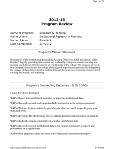 2012-13 Program Review