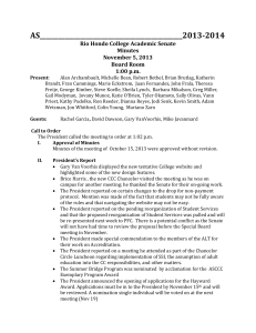 AS______________________________________________2013-2014 Rio Hondo College Academic Senate Minutes November 5, 2013