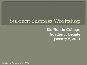 IV.A.047: Senate Student Success Workshop Presentation