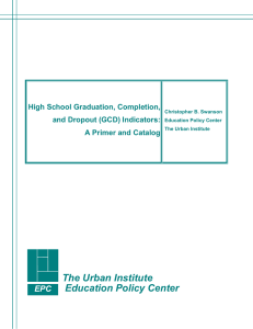 The Urban Institute Education Policy Center  EPC