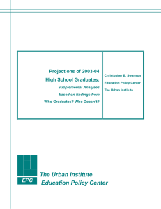The Urban Institute Education Policy Center  EPC