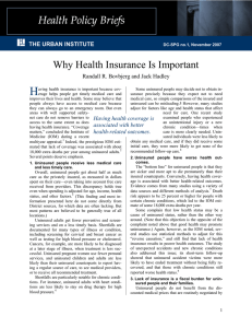 Why Health Insurance Is Important