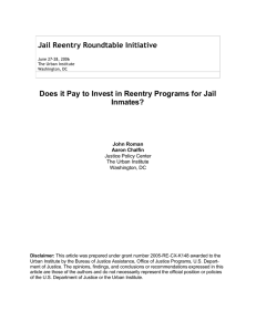 Jail Reentry Roundtable Initiative Inmates?