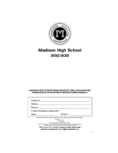 Madison High School 2012/2013
