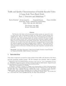 Traffic and Quality Characterization of Scalable Encoded Video:
