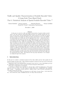 Traffic and Quality Characterization of Scalable Encoded Video: