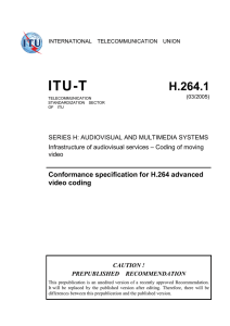 ITU-T H.264.1
