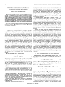 Global Random Optimization by Simultaneous Perturbation Stochastic Approximation
