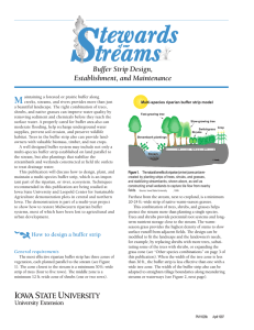 M Buffer Strip Design, Establishment, and Maintenance