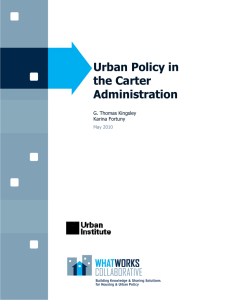 Urban Policy in the Carter Administration