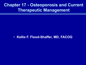Chapter 17 - Osteoporosis and Current Therapeutic Management