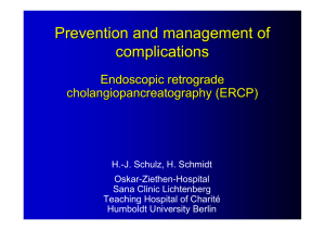 Prevention and management of
