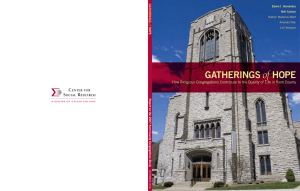of GATHERINGS HOPE How Religious Congregations Contribute to the Quality of Life in...
