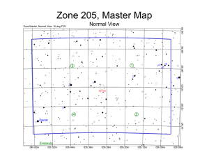 Zone 205, Master Map Normal View c e