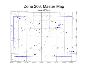 Zone 206, Master Map Normal View c e