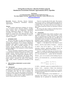 Solving Discrete Resource Allocation Problems using the