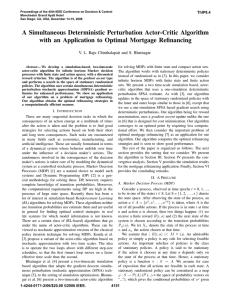 A Simultaneous Deterministic Perturbation Actor-Critic Algorithm