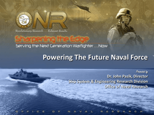 Powering  The  Future  Naval  Force