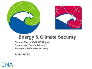Energy &amp; Climate Security
