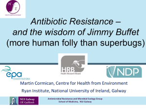 Antibiotic Resistance – and the wisdom of Jimmy Buffet