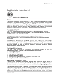 Board Monitoring System: Goal 2: A EXECUTIVE SUMMARY