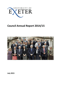 Council Annual Report 2014/15 July 2015