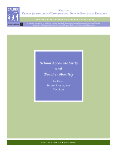 School Accountability and Teacher Mobility
