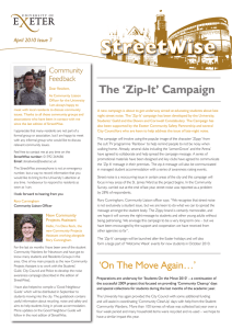 x e eter The ‘Zip-It’ Campaign