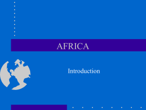 AFRICA Introduction