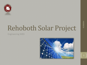 Rehoboth Solar Project Engineering W83 1 14