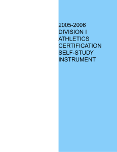 2005-2006 DIVISION I ATHLETICS