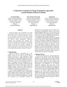 Comparative Evaluation of Change Propagation Approaches towards Resilient Software Evolution