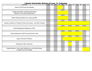 Liberty University School of Law: 1L Calendar