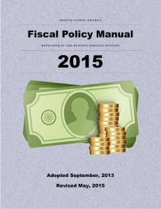 Fiscal Policy Manual