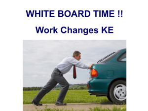 WHITE BOARD TIME !! Work Changes KE