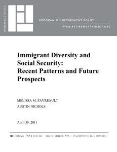 Immigrant Diversity and Social Security: Recent Patterns and Future