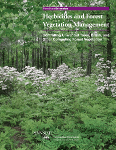 Herbicides and Forest Vegetation Management Controlling Unwanted Trees, Brush, and