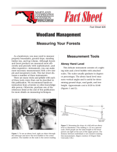 Woodland Management Measuring Your Forests Measurement Tools