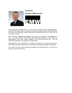 Ian Morris Principal, EMW Law LLP
