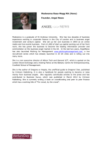 Modwenna Rees-Mogg MA (Hons) Founder, Angel News