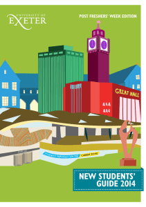 NEW STUDENTS’ GUIDE 2014 POST FRESHERS’ WEEK EDITION