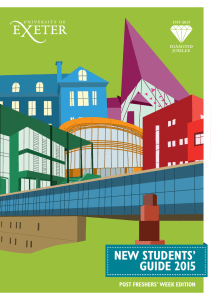 NEW STUDENTS’ GUIDE 2015 POST FRESHERS’ WEEK EDITION