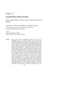 Chapter  13 Ground Effects of Space Weather