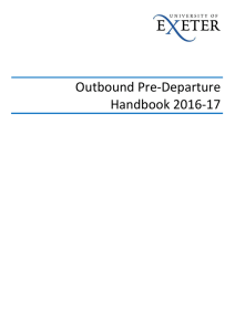 Outbound Pre-Departure Handbook 2016-17