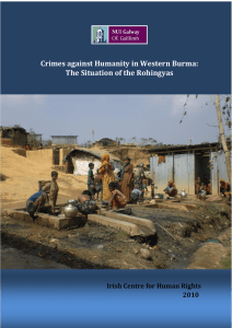 Crimes against Humanity in Western Burma: The Situation of the Rohingyas 2010