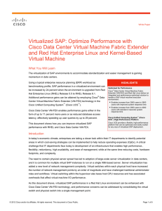 Virtualized SAP: Optimize Performance with