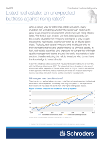 Listed real estate: an unexpected buttress against rising rates?