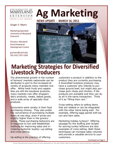 Ag Marketing   NEWS UPDATE  ‐  MARCH 16, 2011   Ginger S. Myers   